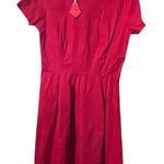 NWT Mint Limit size L fit n flare cherry red dress cotton Spandex Size L Photo 0