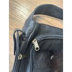 EKA Genuine‎ Leather Satchel Bag Fur Black Western Boho Vintage Legacy Leather Brown Photo 5