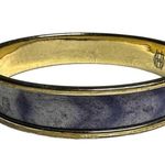 House of Harlow blue and gold tone bangle bracelet Photo 0