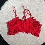 Urban Outfitters  lace up crop top Photo 4