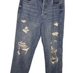 Pistola  Button Fly Straight Leg Jeans Distressed Women's Size 29 Anthropology Photo 0