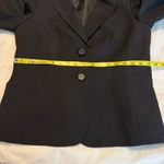 Evan Picone Essentials Black Blazer Suit Jacket Women’s Size 10 2 Button Front Photo 11