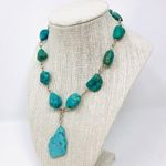 Sterling Silver Turquoise*,  choker necklace, 56.5g Photo 1