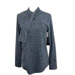 Nike Dri-Fit XL Yoga Collection Open Front Blue white nwot Cardigan Photo 1