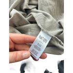 Nation Ltd Traci Bubble Sleeve V Neck T Shirt Gray Cotton Blend Size Small Photo 7