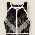 Adelyn Rae  Lace Bodycon Dress M Illusion Mesh Black & Nude Evening Bandage Style Photo 5