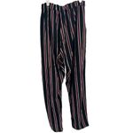 West Kei  drawstring striped straight pants lightweight M office workwear casual Photo 1