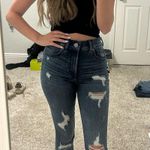 EXPRESS  Ankle High-Rise Jeans Photo 0