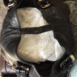 Michael Kors Black Harness Leather Grab Bag Luggage 35F4GHNT3L $398 Photo 7