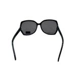 Solary Butterfly Round Face Cover Bug Eyes Sunglasses Oversized Polarized Black Photo 4