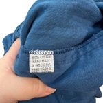 Cleobella  Neha Mini Dress Blue‎ Long Sleeve Tasseled Cotton Size Medium Photo 14