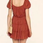Trixxi Burnt Orange Peasant Dress Photo 1