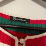 Amazon Red, White, Pink, and Green Bodycon Sweater Dress Photo 2