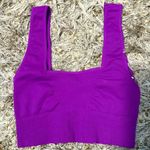 Free People FP Movement Purple Square Neck Sports Bra Size XS Photo 2