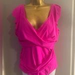 Pink Ruffled Wrap Bodysuit Swimwear Size XL Photo 0