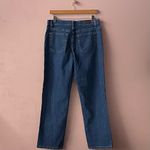 Lee Vintage Relaxed Straight Leg Medium-Dark Wash Blue Jeans GUC Size 10 Short Photo 1