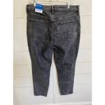 Old Navy  OG Straight High Rise Ankle Jeans Women's 14 Washed Black Denim NWT Photo 8