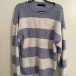 Amazon Long sleeve crew neck striped color block loose oversized  Photo 1