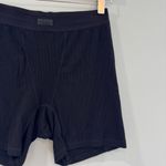 SKIMS  Women's Cotton Rib Boxer Black Medium Photo 9