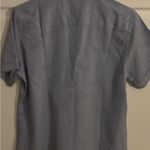 IL Migliore silk blend tropical blouse. Size‎ medium. Blue Photo 4