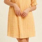 Listicle orange smocked dress size large NWT Photo 0
