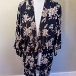 Spiritual Gangster Maya Black Floral Kimono Photo 4