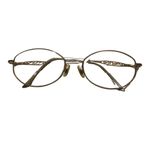 Marchon Tres Jolie 109 Champaign Gold Full Rim Eyeglasses Frame 53 Photo 9