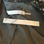 Susana Monaco NWT Black Sequin Blazer Front Snap Size Small Photo 9