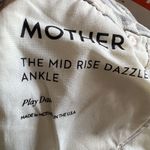 Mother Dazzler Jeans Gray Leopard‎ Print Mid Rise Ankle Straight Womens Sz 27 White Photo 4