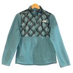 The North Face Denali Fleece Half Zip Pullover Women's Medium Green Fall Warm Photo 0
