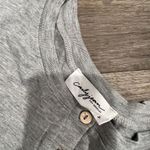 Carly Jean Los Angeles Carly jeans Gray Henley Top small Photo 7