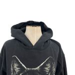 Darc Sport Wolves Cropped Hoodie Sweatshirt Eyes Utah Black Size Small Photo 1