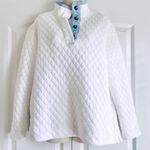 Southern Tide  Womens White Alyssum Quilted‎ Pullover Size Med Photo 1