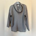 Calvin Klein Houndstooth Cowl Neck Sweater M Photo 8