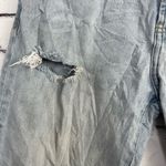 PacSun  Slim Taper Jeans Light Wash Raw Hem Distressed Mid Rise Women’s 30X30 Y2K Photo 6