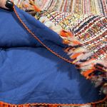 Maeve  by Anthropologie size 10 tweed pencil skirt lined fringed hem zips up back Photo 6