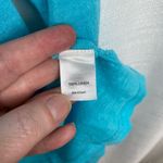 J.Jill  Love Linen Light Blue Linen Long Sleeve Cardigan Sz.M Photo 7