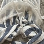 Audrey 3+1 Chelsea 3+1 Navy and White Striped Jumpsuit Photo 5