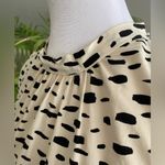 ASOS  White Black Dot high neck Sleeveless Tiered Open Back cotton Maxi Dress 10 Photo 2