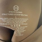 NWT Evelyn&Bobbie Structured Scoop Bra Tank Brown Size L Photo 5