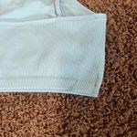 Aerie  One Shoulder Ribbed Tank Top Sleeveless Crop Top Casual Blue Medium‎ NWT Photo 6