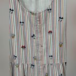 Disney Parks plus size mickey mouse & friends dress striped sleeveless babydoll Red Photo 1