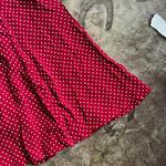 American Vintage Red White Polka Dot Midi Skirt Size XS Photo 1