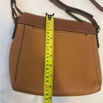 st. john's bay  Tote Shoulder Crossbody Bag Purse Brown Tan Zip Pocket Women Photo 9