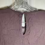 Maurice's Purple Scoop Neck Short Sleeve Blouse Small Photo 5