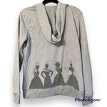 Disney  Parks Princessing size medium womens full zip coat striped jacket hooded Photo 6