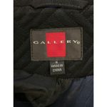 Gallery  Jacket Womens Small Black Quilted Insulated Button Front Pockets Lined Photo 5