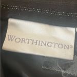 Worthington fully lined 2-piece dark blue and white pinstripe pantsuit, size 10 Photo 5