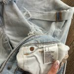 American Eagle  Denim Ripped Shorts Distressed Light Wash Photo 1