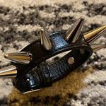 Gucci  Leather Bracelet with Studs Photo 0